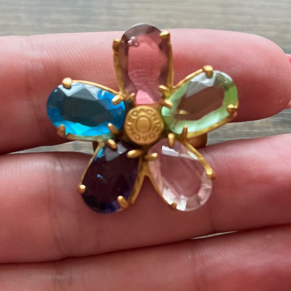 Coach Multicolor Flower Ring - image 6
